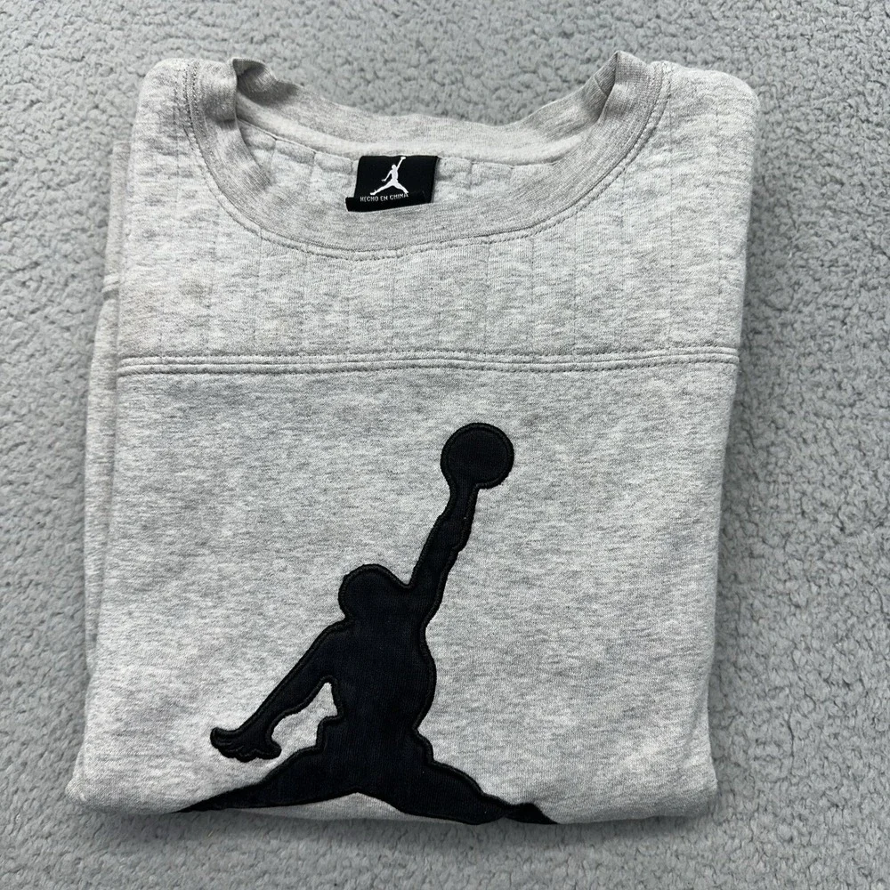 Nike Air Jordan Jumpman 3190-017 Youth XL 13-15 YRS Heather Gray Sweatshirt